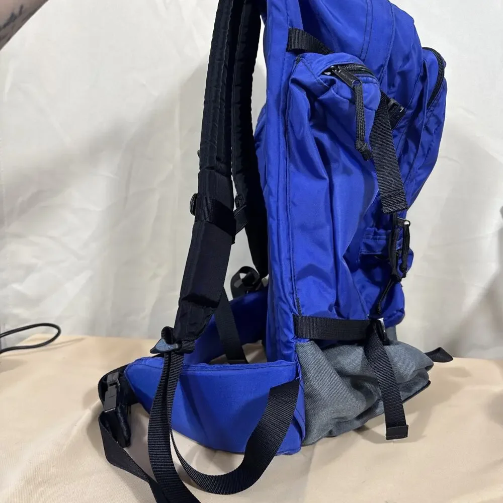 Vintage L.L.Bean Mountain Katahdin Backpack M847 Blue Hiking Gorpcore Hiking